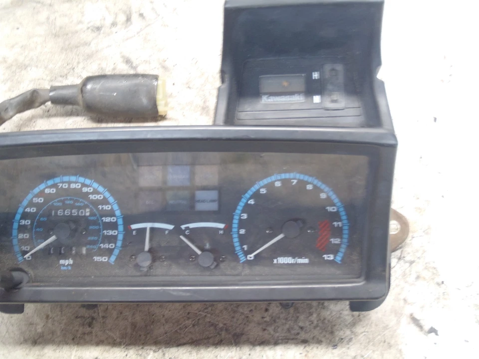 Kawasaki ZG1000 1000 1986-1993 Concours velocímetro tacómetro medidores Foto 3 de 4