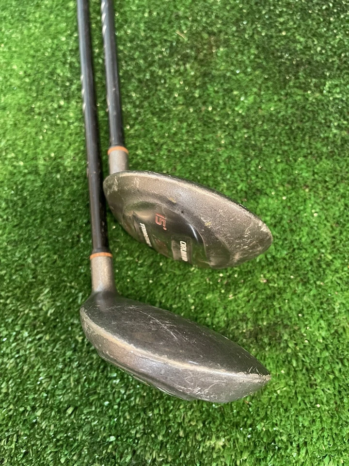 Orlimar Trimetal Driver and 3 Woods Set Firm Graphite Shafts - Image 3 of 4