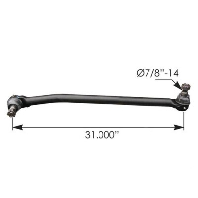 463.DS7511 Drag Link 31.000in C to C Replaces Peterbilt J206011