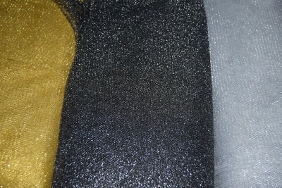 Glitzer Netz Kleid Tutu Tüll Netzstoff Stoff