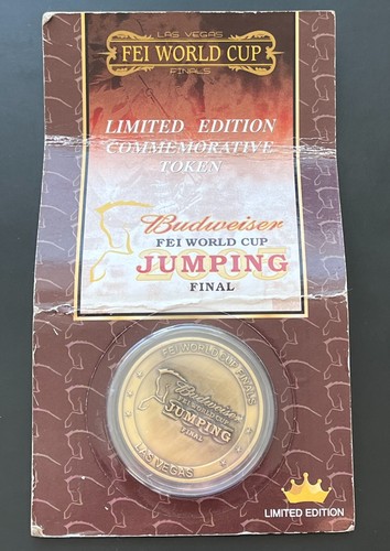 FEI World Cup Finals Las Vegas Dressage Budweiser Jumping Token Coin ...