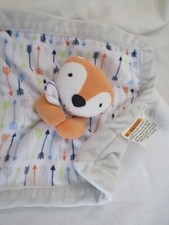 FALLS CREEK BABY FOX ARROWS SECURITY BLANKET LOVEY RATTLE 12"
