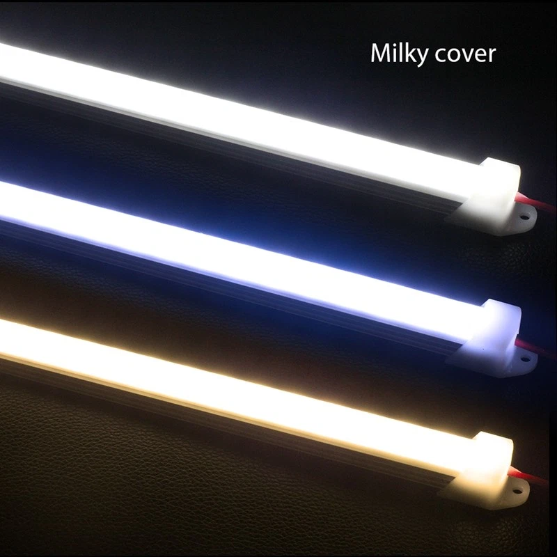 10pcs 50CM 12V 36led SMD 5630 Bar Rigid LED Light U Aluminum Shell + PC Cover - Image 4 of 4
