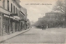 AC366 POSTCARD GERMANY NEUSTADT Rue de Landau
