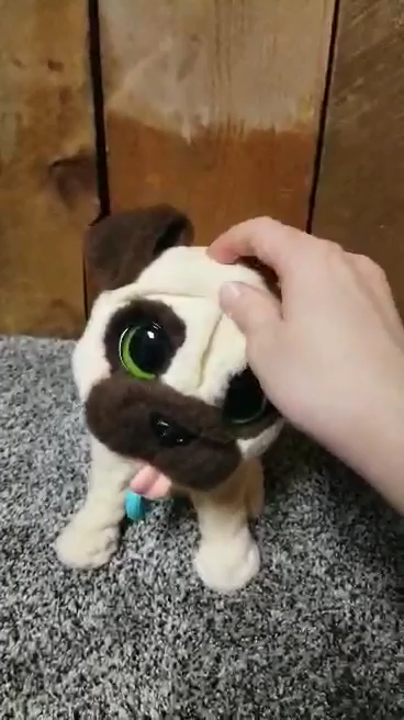 FurReal Friends JJ My Jumpin' Pug Pet Interactive Dog Toy EUC