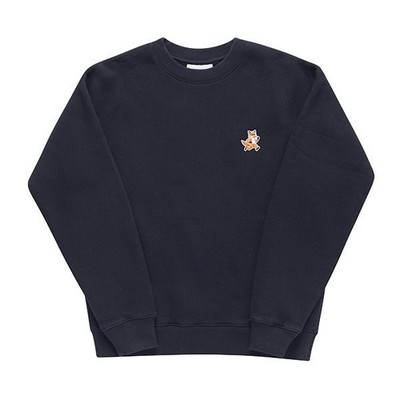 Maison Kitsune Speedy Fox Patch Damen Sweatshirt P476 144570002