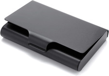 Aluminum Business Card Holder Slim Portable Metal Business Card Case Wallet New