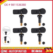 4x Reifendrucksensor für Citroën Berlingo C4 C5 Peugeot 207 208 308 508 Partner