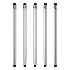 5pcs Stylus Pens for Touch Screens Capacitive Stylus Pen, Silver
