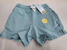 Cat  Jack Girls Size S SweatShorts Drawstring Pockets Ocean Green Qty 2