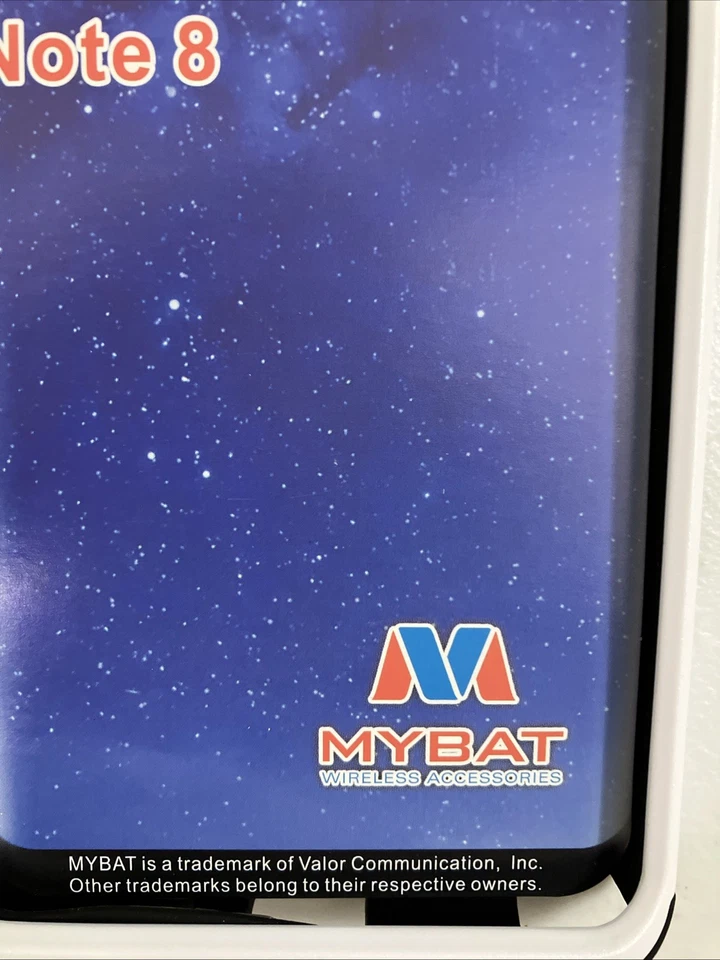 Capa telefone híbrida Mybat Tuff roxo azul paisley Samsung Galaxy Note 8 - Imagem 3 de 4