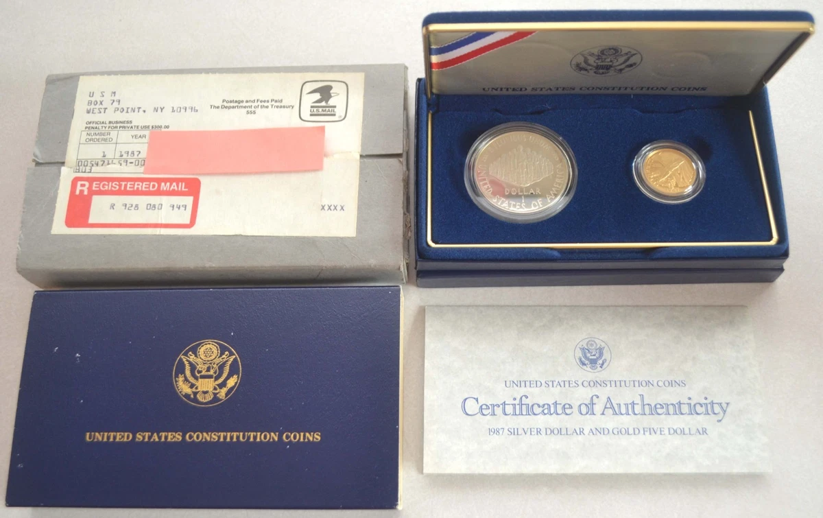 U.S. Mint $5 US Modern Gold Commemorative Coins (1984-Now) for