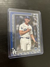 2025 Topps Series 2 Ben Casparius #384 Los Angeles Dodgers Team Logo Border Card