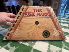 "The Music Maker" Lap Harp Instrument 12 Songs No Tuning Key or Pick