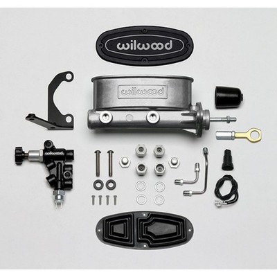 Wilwood For Mustang Master Cylinder Kit HV Tandem Bracket and Prop Valve | w/L/H
