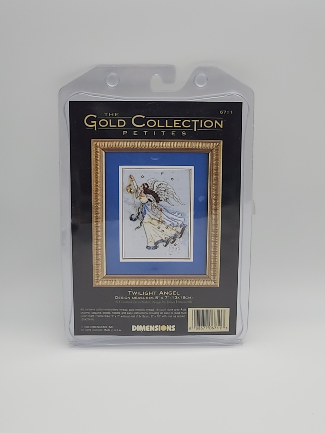 Dimensions Petites Gold Collection Cross Stitch Kit Twilight Angel 6711  New