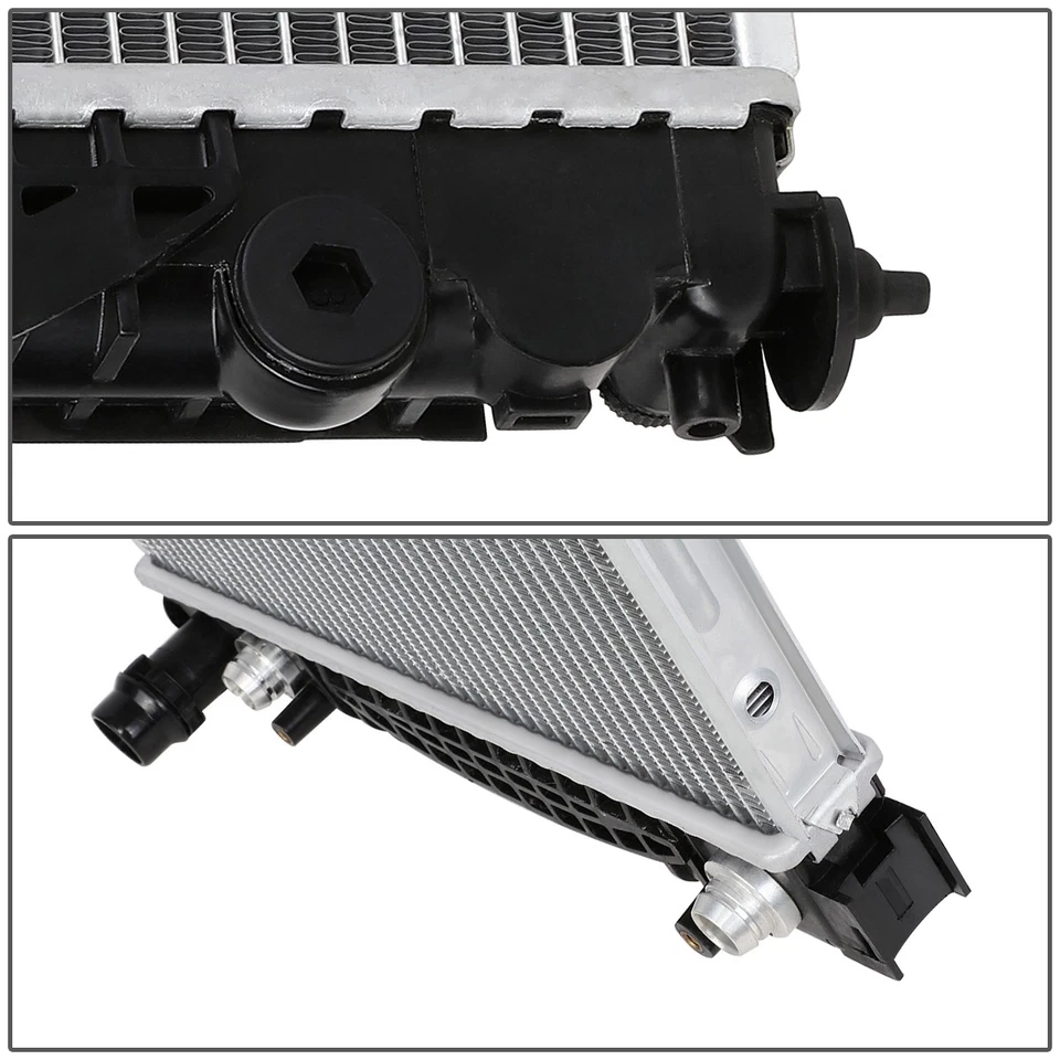 Radiador para Audi A4 A6 RS4 S4 1996-2002 2,7 L 2,8 L estilo OE núcleo de aluminio 2648 Foto 4 de 4