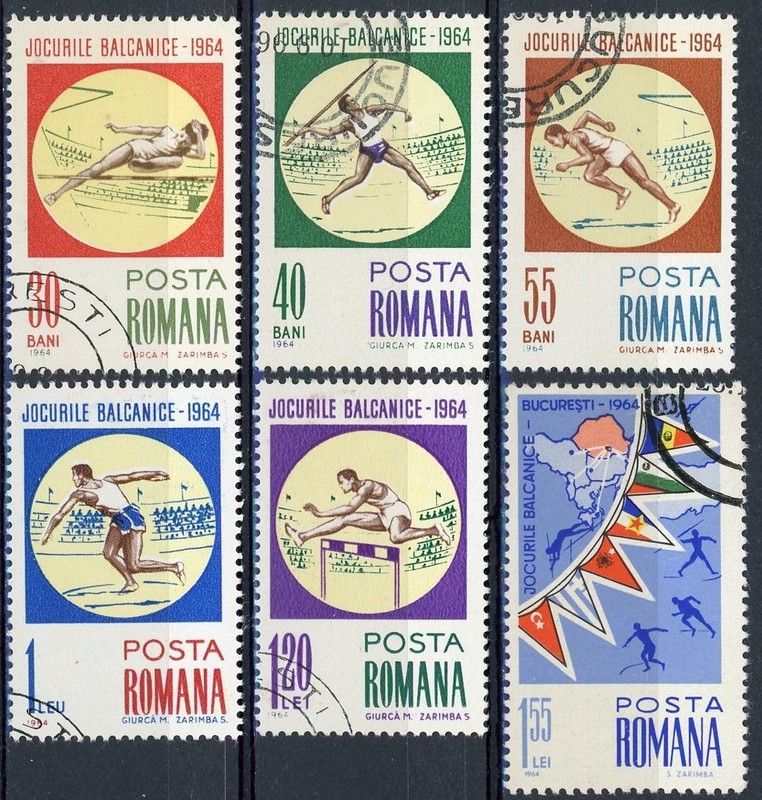 sr0269 Romania Sc#1654-59 Canceled