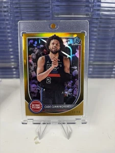 2025 Bowman Basketball Gold Refractor Cade Cunningham #BCV-74