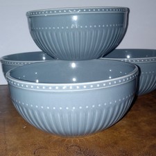 Mikasa Italian Countryside Blue Soup/Cereal Bowl 7-Inch Set of 4