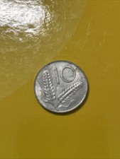 ITALIA REPUBBLICA 10 LIRE 1977 ARATRO E SPIGHE MONETA MOLTO RARA