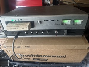 RARE VINTAGE GRUNDIG CR 815 8 TRACK DECK WORKS!