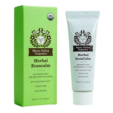 Moon Valley Organics Herbal Eczacalm Skin Protectant Cream with Colloidal Oats