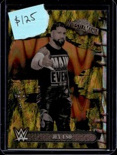 2025 Topps Chrome WWE Cactus Jack Jey Uso Gold Ray Wave Refractor #/50