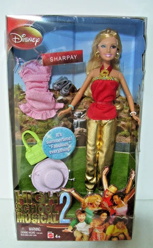 New Unopened 2007 Disney High School Musical 2 Sharpay Summer Doll Mattel NIB.