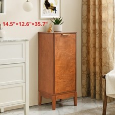 Modern Bathroom Floor Cabinet Linen Cabinet Narrow Slim Small Storage Cabinet