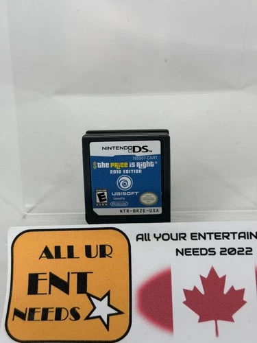 The Price is Right 2010 Edition (Nintendo DS, 2009) Game Cart Only Tested Like N