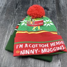 WB Elf Movie Stocking Hats Beanies - 2 Pack - Christmas - Buddy the Elf - New