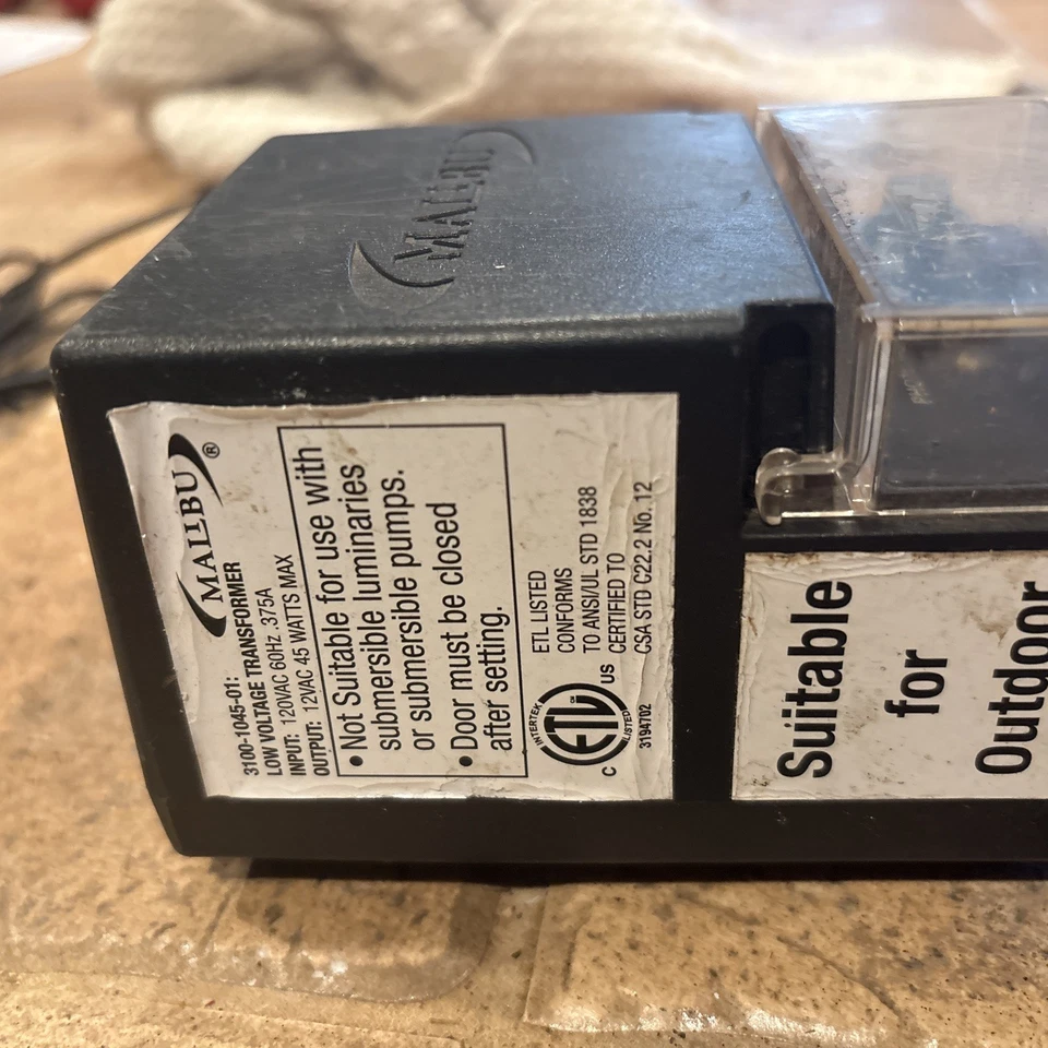 Malibu Low Voltage Transformer 45 W 3100-1045-01 for L and R - Image 4 of 4