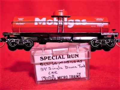 KADEE (BLW)#66 MOBILGAS    39' Single Dome Car #238 'NEW'N-SCALE