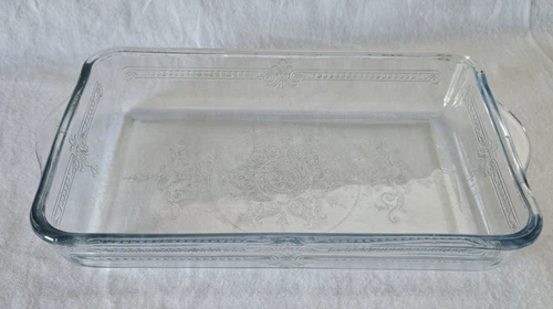 Vintage Fire King Philbe Sapphire Blue Casserole Glass Dish Pan Anchor Hocking