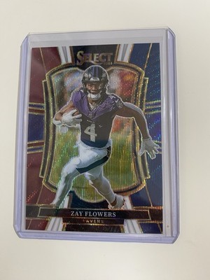 2025 Panini Select Football Tri-Color /299 Zay Flowers Baltimore Ravens 