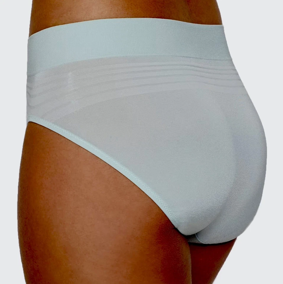 Panty de corte alto azul victoriano sin costuras sin pellizcos sin problemas para mujer L 7 Foto 2 de 4