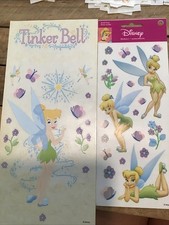 DISNEY Tinkerbell Fairy Pixie Flowers Believe Sandylion Sticker lot Vintage rare