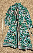 comma, Damen Hemdblusenkleid Midi Gr. 40 grü...