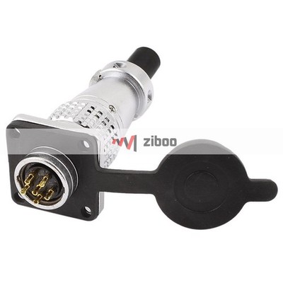 PLS16-6 6Pin Waterproof Electrical Deck CircularCableConnector AC 250V 7A 16mm  