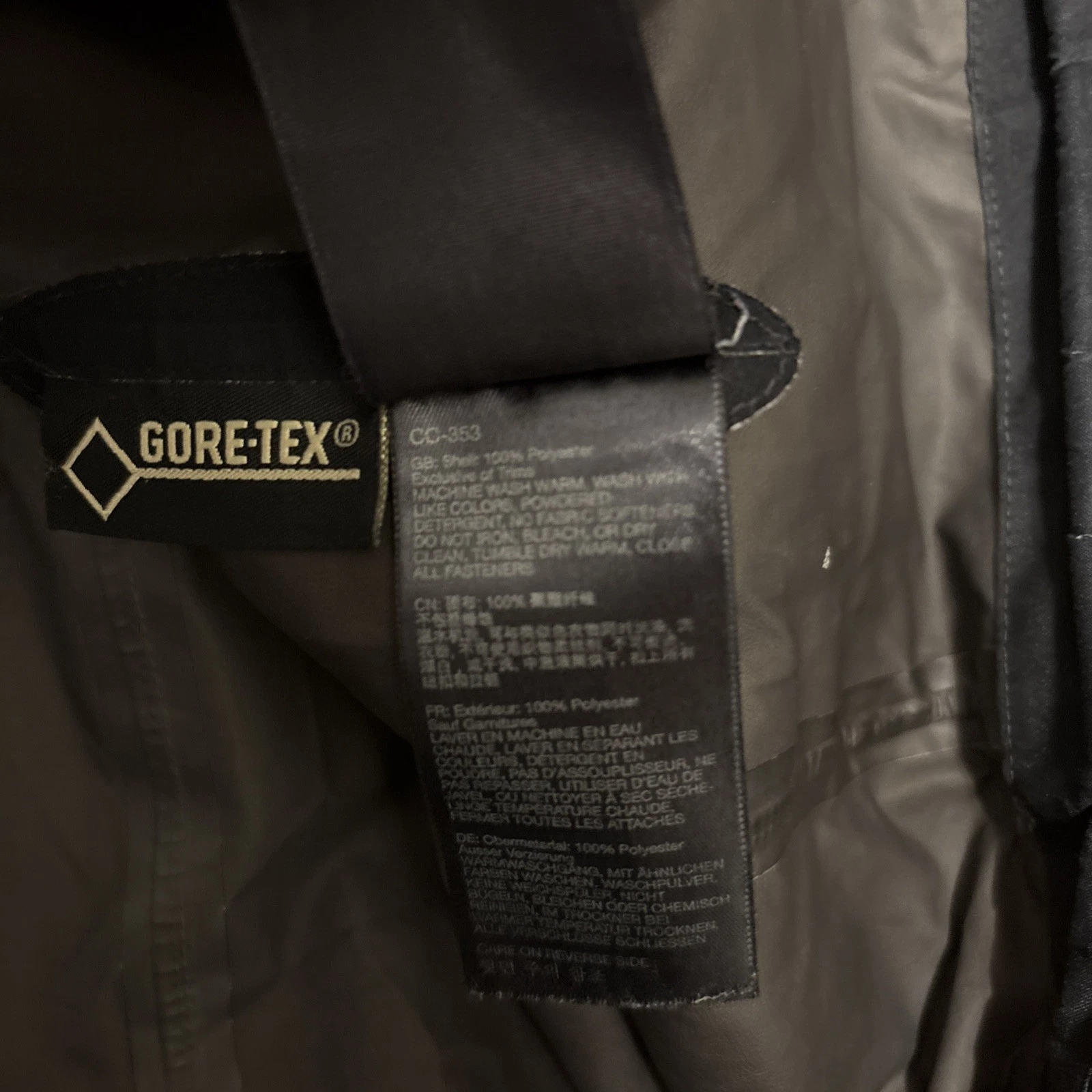 Marmot Minimalist Gore-Tex Rain Jacket Men’s Size XXL- Black Hooded 2XL Used - product detail image 15