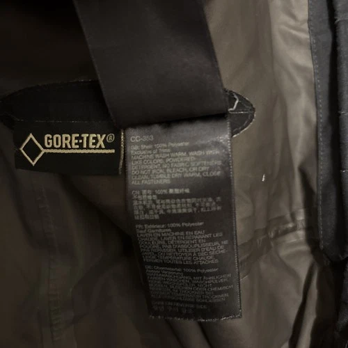Marmot Minimalist Gore-Tex Rain Jacket Men’s Size  XXL- Black Hooded 2XL Used image 15