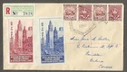 Australia 1950 stamp exhibition fdc with 3 show labels [ 213