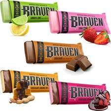 Braven Bar Classic Variety Pack Energy Bars 1.59 oz, Pack of 10   Energy Chews