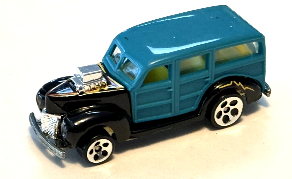 Hot Wheels Flying Colors 1979 - 40's Woodie - Collection Sous Blister - Échelle 1:64