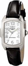 Invicta Womens 0247 Lupah Quartz Stainless Steel Leather Band 29MM Wristwatch