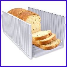 for Homemade Bread, Adjustable Thickness Slicing Guide, Foldable Portable Bre...