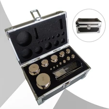 Laboratory Balance Weights Set 25pc 1mg-1kg F1 Accuracy Non-Magnetic SS