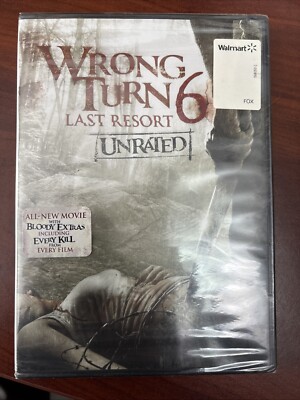 Wrong Turn 6: Last Resort - Unrated - 2014 20th Century Fox DVD Horror Movie