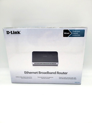 D-Link EBR-2310 Ethernet Broadband Router 4-Port 10/100 NEW SEALED